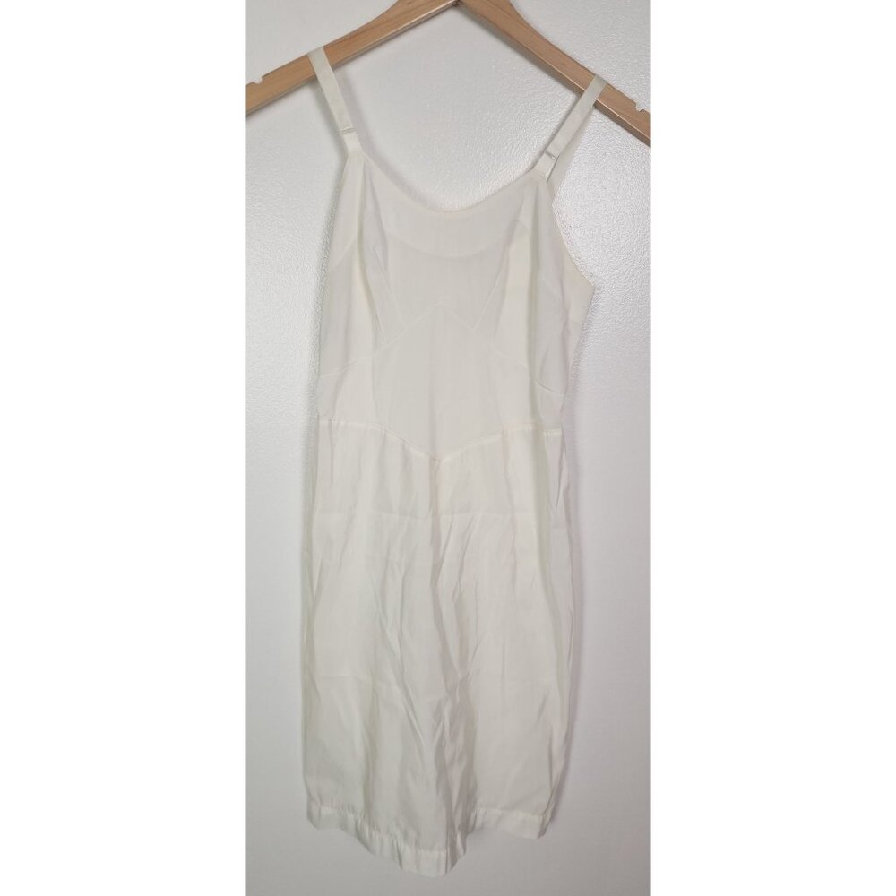 Vtg. American Maid Women's Sz. S Ivory Adjustable Dress Slip